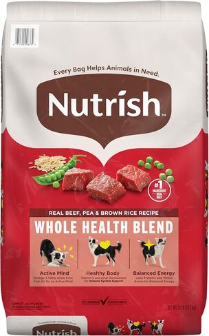 Nutrish Dry Dog Food, Beef, Pea & Brown Rice, 40 lb. Bag (Rachael Ray) in Saudi Arabia
