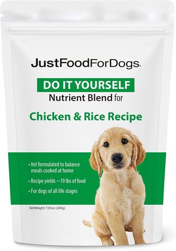 JustFoodForDogs Nutrient Blend, Dog Multivitamin Mix for Homemade Dog Food in Saudi Arabia