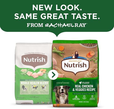 Nutrish Adult Dry Dog Food, Chicken & Veggies, 13 lb. Bag (Rachael Ray) in Saudi Arabia
