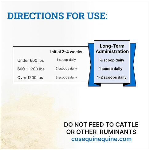 Nutramax Cosequin ASU Joint Health Supplement for Horses - Powder with Glucosamine, Chondroitin, ASU, and MSM, 500 Grams in Kuwait