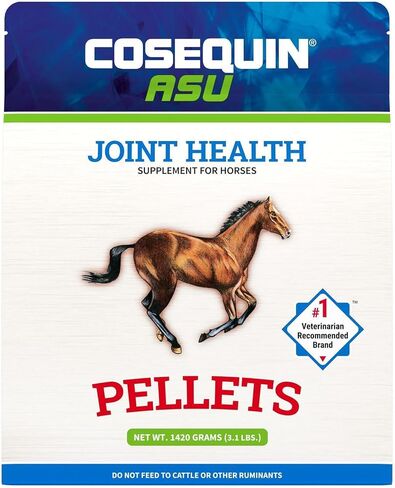 Nutramax Cosequin ASU Joint Health Supplement for Horses - Powder with Glucosamine, Chondroitin, ASU, and MSM, 500 Grams in Kuwait