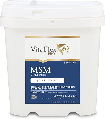 Vita Flex MSM Ultra Pure Joint Supplement for Dogs, Horses & Cats, 4 lbs in Saudi Arabia