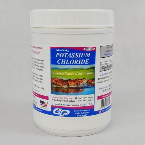 SU-PER Potassium Chloride Supplement for Horses, 4 Pound Powder in Saudi Arabia