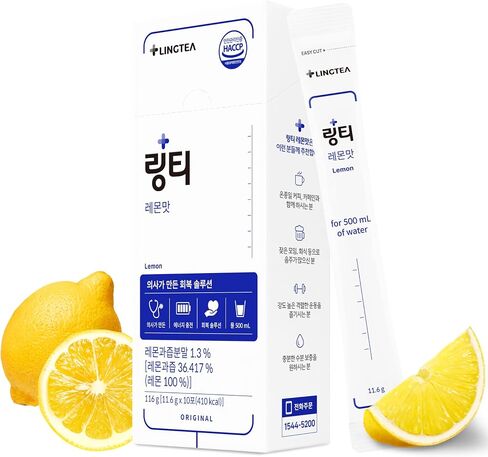 LINGTEA Doctor Developed Electrolyte Drink Mix | Rapid Hydration | Essential Vitamins | Oral IV Solution | Fast Recovery | Workout Drink | Party Recovery | Maximum Absorption | 10 Count (Lemon) in Saudi Arabia