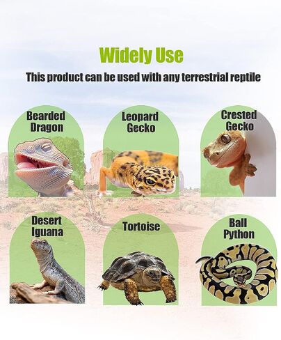 Bearded Dragon Tank Accessories, Reptile Substrate Floor, Leopard Gecko Tank Liner Mat for 40 Gallon, 20 Gallon, 50 Gallon,75 Gallon Lizard Tank, Black in Kuwait