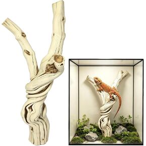 BNOSDM Reptile Branches, 14.5-17.5inch Snake Climbing Branch, Terrarium Wood Branch Decor, Bearded Dragon Tank Climbing Accessories for Lizard, Gecko, Chameleon, Frog in Kuwait