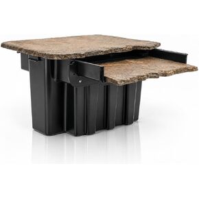 HALF OFF PONDS 16-Inch Waterfall Spillway Box with Faux Rock Lid and Lip in Kuwait