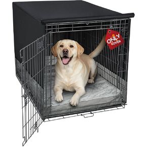 Explore Land Breathable Dog Crate Cover, 24 inches (Black) in Saudi Arabia