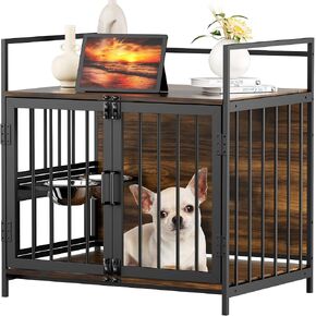 ROOMTEC 41 Inch Dog Crate Furniture, Indoor Kennel End Table in Saudi Arabia