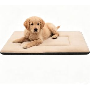Dog Bed Mat 24x18, Washable Flat Pet Bed, Reversible Dog Crate Pad in Saudi Arabia