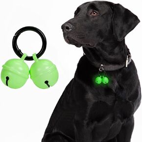 Bells for Dog Collar, Glow Bell for Medium to Large Dogs, Easy Clip Clasp, Extra Loud Pet Tracker & Save Wildlife, Durable Copper Bells (Small-medium breed) in Kuwait
