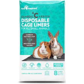 Paw Inspired Disposable Cage Liners, 47x26 Inch (Midwest), 8 Count in Kuwait