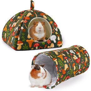 Bienbee Guinea Pig Hideout, 2 Piece Washable Set for Small Animals Small in Saudi Arabia