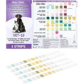 One Step Pet Urine Test Strip (5 Count) - Dog UTI Test Strips in Saudi Arabia