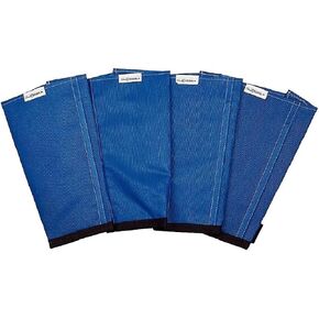 SHOOFLY Horse Leggins, Patented Loose Fitting Fly Boots, Breathable Plastic Mesh (Blue/Medium) in Saudi Arabia