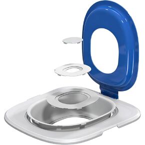 Cat Toilet Trainer Kit | Cat Potty Training Kit Toilet Box (Blue) in Kuwait