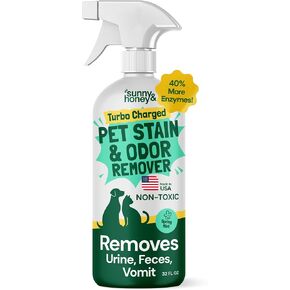 Sunny & Honey Carpet Cleaner Spray, Enzyme Pet Stain Remover, 32oz Mint in Saudi Arabia