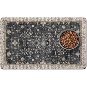 Pet Food Mats for Floor, Absorbent Dog Mat for Food and Water Dispenser Mat, Dog Food Mat Quick Dry Cat Food Mat Pet Supplies in Saudi Arabia