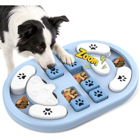 Dog Puzzle Toy, Interactive Treat Dispensing Toys, Gray in Kuwait