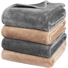 Onarway Dog Blanket Washable for Puppy: 4 Packs Dog Blankets 40"x28" in Saudi Arabia
