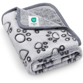 Luciphia Fluffy Paw Print Dog Blanket Large/Medium/Small, Soft Fleece Throw in Saudi Arabia