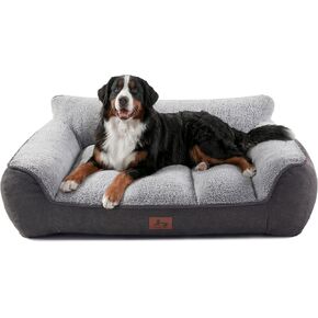 XL Extra Thick Orthopedic Bolster Dog Bed for Large Dogs in Kuwait