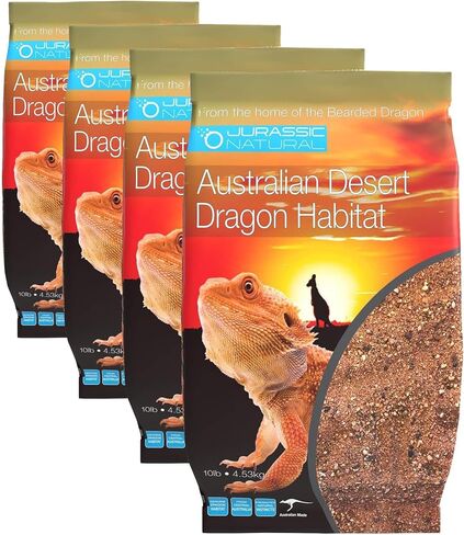 Jurassic Natural Australian Dragon Habitat Kreftrate للتنين الملتحي وغيرها من السحالي ، الأحمر ، 10 رطل in Kuwait