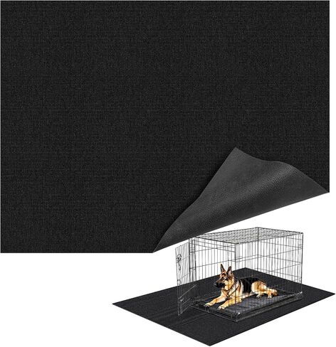 Wibeelee 32" X 50" X 0.23'' Mat for Under Dog Crate Waterproof Non-Slip Kennel Mat to Protect Floors Large Absorbs Urine Reusable Dog Playpen Mat in Saudi Arabia