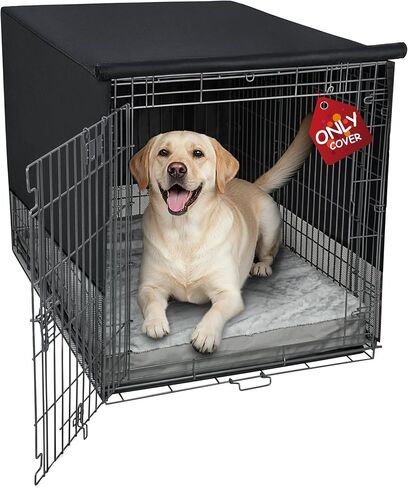 Explore Land Breathable Dog Crate Cover, 24 inches (Black) in Saudi Arabia