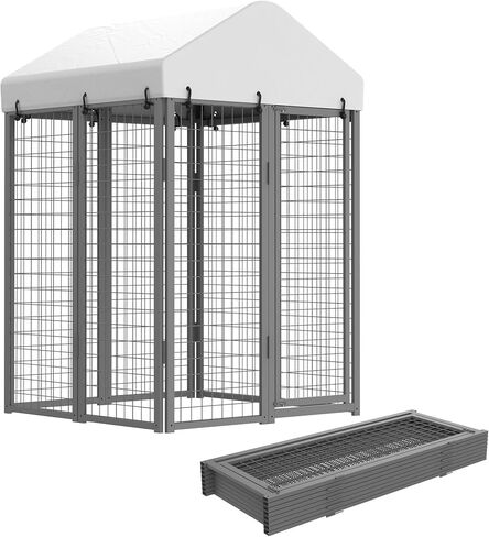 10x10 ft Outdoor Dog Kennel, Heavy Duty Dog Pens for Large Dogs in Saudi Arabia