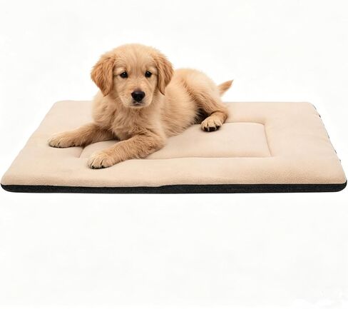 Dog Bed Mat 24x18, Washable Flat Pet Bed, Reversible Dog Crate Pad in Kuwait