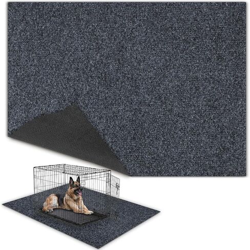 TRINKA Dog Crate Mat Liner, 50" X 32" Large Under Dog Kennel Mat in Saudi Arabia