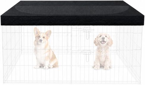 PEEKABOO 48 x 48 in Square Dog Playpen Top Cover for 8-Panel Pens in Kuwait