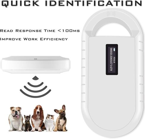 Smoostart Microchip Scanner Compatible with FDX-B/EMID (15/10) Microchip in Kuwait
