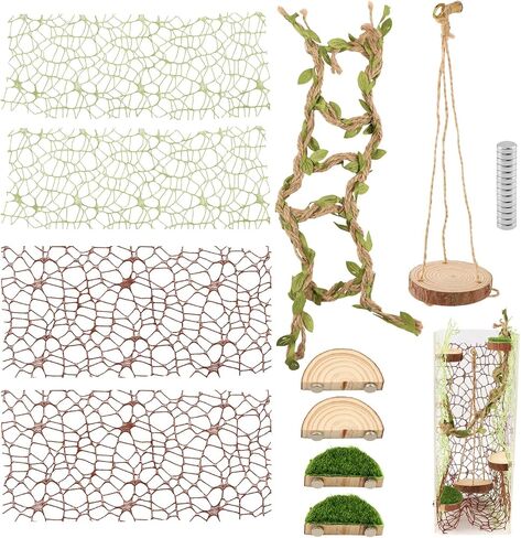 Jumping Spider Enclosure Accessories Kit, Simulation Insect Habitat Decor in Kuwait