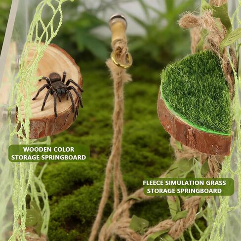 Jumping Spider Enclosure Accessories Kit, Simulation Insect Habitat Decor in Kuwait