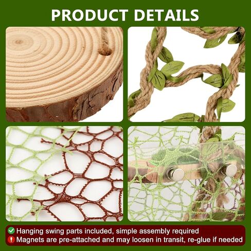 Jumping Spider Enclosure Accessories Kit, Simulation Insect Habitat Decor in Kuwait
