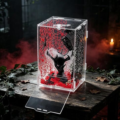 16 Pcs Jumping Spider Habitat Decor Kit with Terrarium, Reptile Accessories in Saudi Arabia