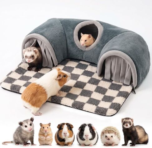 Avont Guinea Pig Tunnel, Small Animal Hideaway Tube Toy in Kuwait
