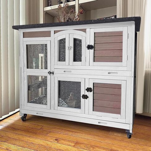 GUTINNEEN Rabbit Playpen Bunny Run Extension Indoor Small Animal Playpen in Saudi Arabia