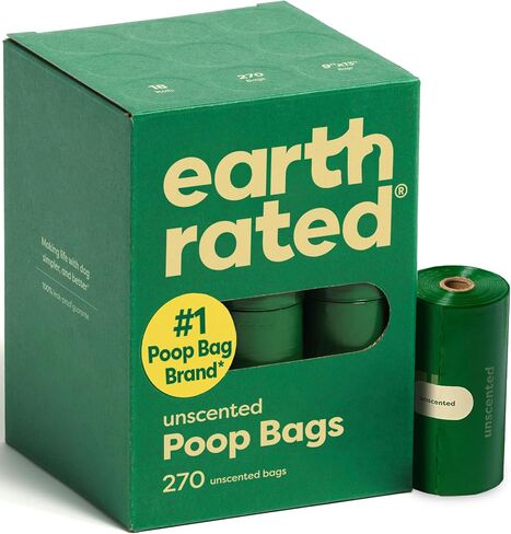Earth Rated Dog Poop Bags on Refill Rolls, 270 Bags, Lavender in Saudi Arabia