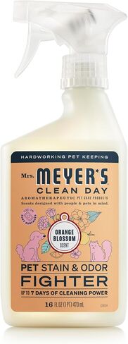 Mrs. MEYER'S CLEAN DAY Pet Stain & Odor Fighter, Orange Blossom Scent, 16oz in Saudi Arabia