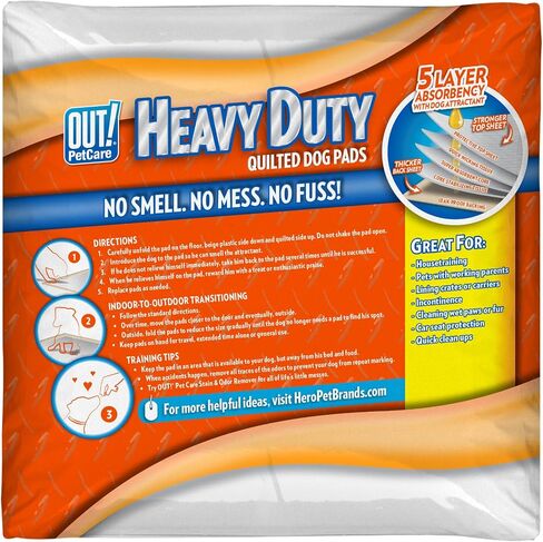 OUT! PetCare XXL Puppy Pads, Heavy Duty Pee Pads for Dogs, 26x30, 30 Count in Saudi Arabia
