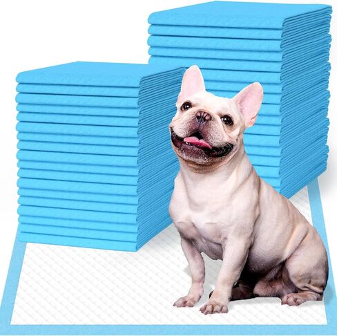 100 Count Large Dog & Cat Puppy Pee Pads - 28"x30" Absorbent Potty Training Pads | Leakproof Quick-Dry Disposable Pet Pads for Puppies, Dogs & Cats | Indoor, Outdoor, Litter Box, Housebreaking Use in Kuwait
