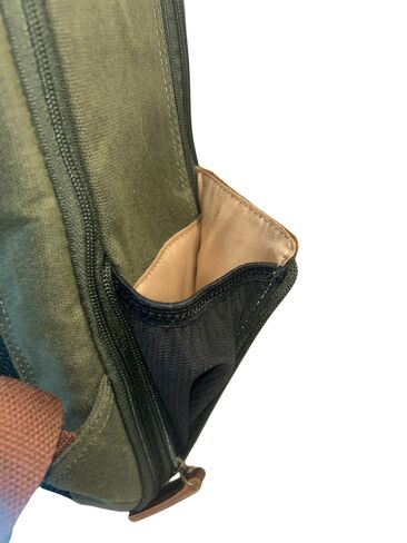 Capelle Miami Maxwell Waxed Canvas and Leather 16 Inch Laptop Backpack in Kuwait