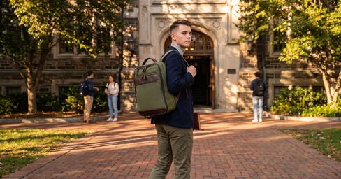 Capelle Miami Maxwell Waxed Canvas and Leather 16 Inch Laptop Backpack in Kuwait