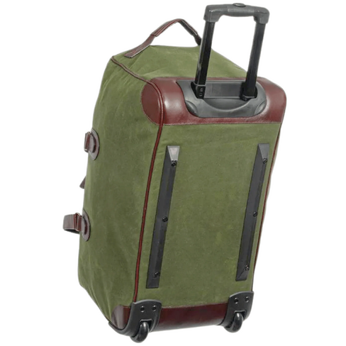 Capelle Miami Maxwell Waxed Canvas Rolling Duffel Bag in Kuwait