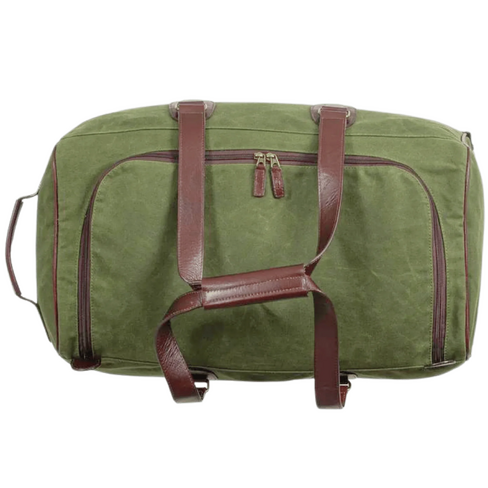 Capelle Miami Maxwell Waxed Canvas Rolling Duffel Bag in Kuwait