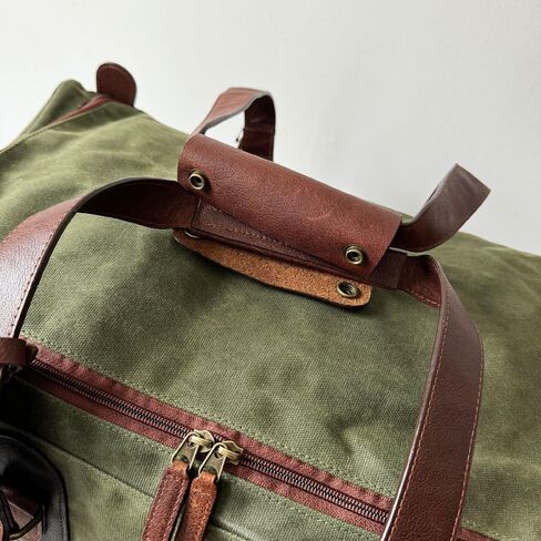 Capelle Miami Maxwell Waxed Canvas Rolling Duffel Bag in Kuwait