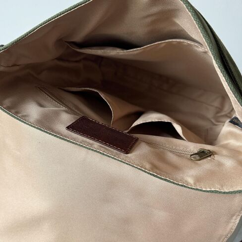Capelle Miami Maxwell Compact Waxed Canvas and Leather Messenger Bag in Kuwait